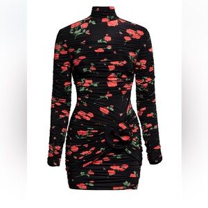 MAGDA BUTRYM FOR H&M ROSE TURTLENECK DRESS SZ XS